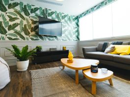 photo of flat screen television