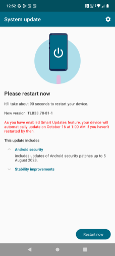 Security update 1