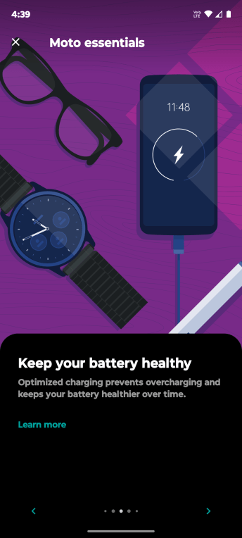 Battery settings